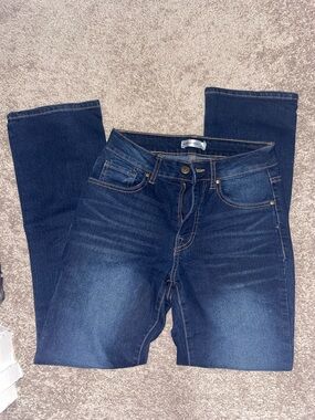6P Womens Dark Wash Bootcut Jeans
